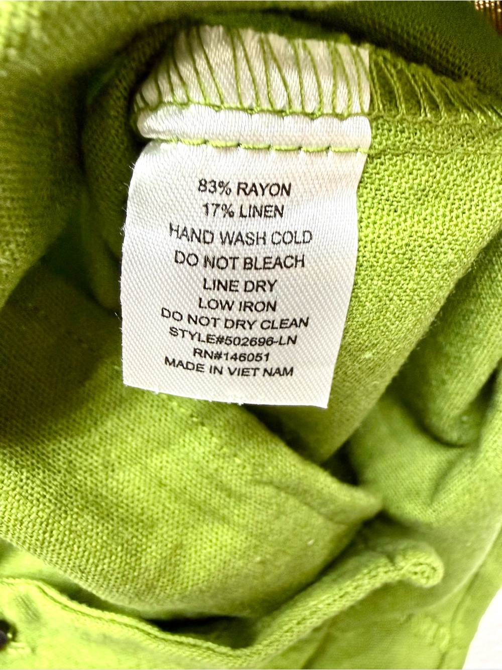 Monteau Green Ruffle-Collar Button-Front Mini Dress - Picture 7 of 8